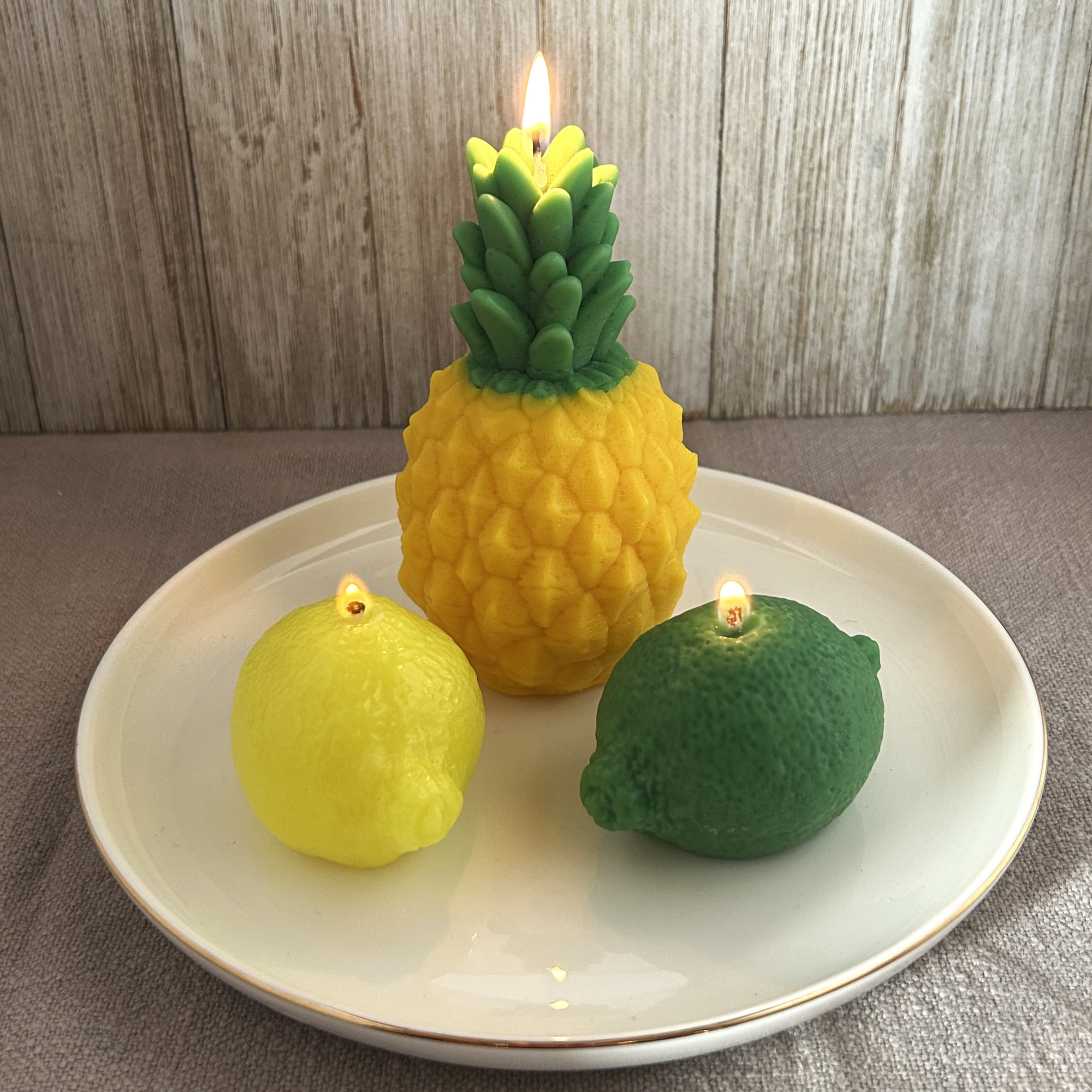 The Citrus Duo Candle Set — Hand-Poured Soy Lemon & Lime