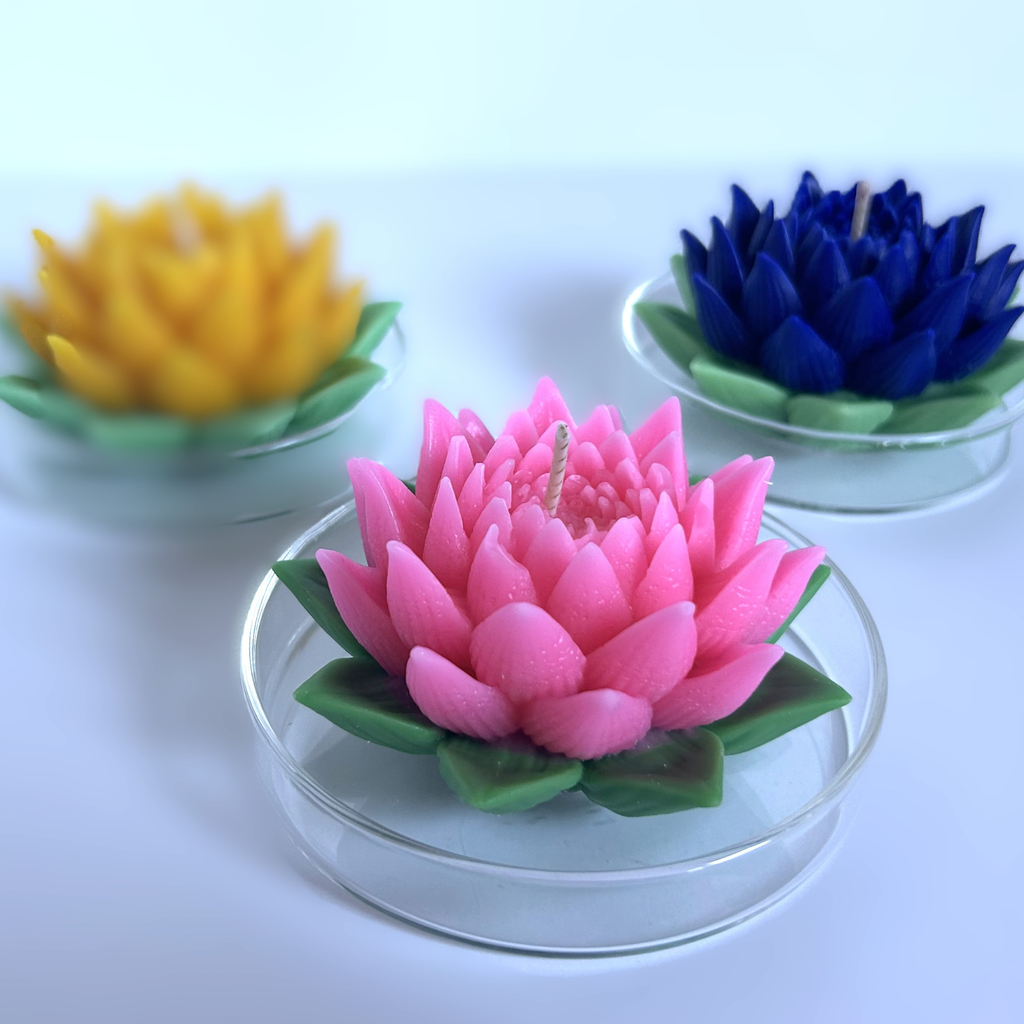 The Nénuphar Candle — Hand-Poured Soy Water Lily
