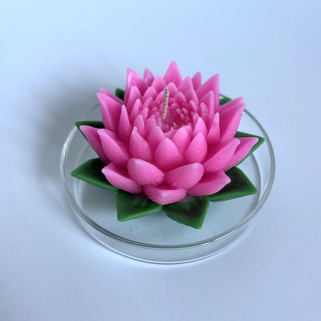 The Nénuphar Candle — Hand-Poured Soy Water Lily