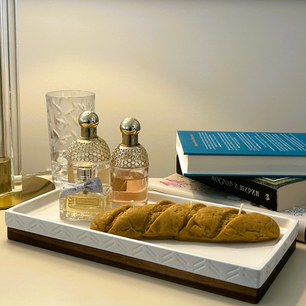 The Boulangerie Candle — Hand-Poured Soy Baguette