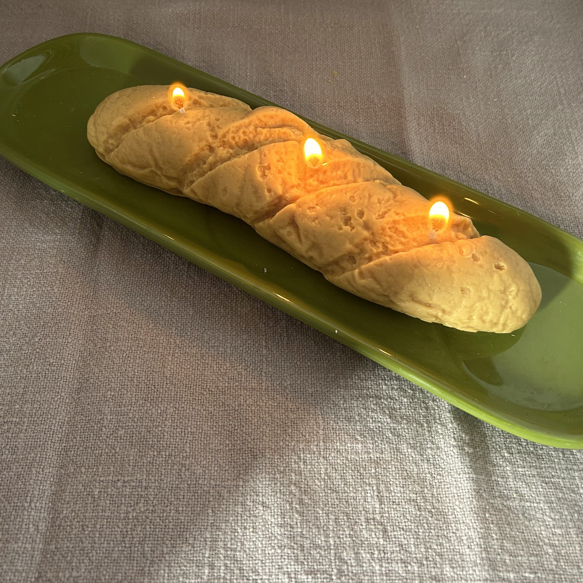 The Boulangerie Candle — Hand-Poured Soy Baguette