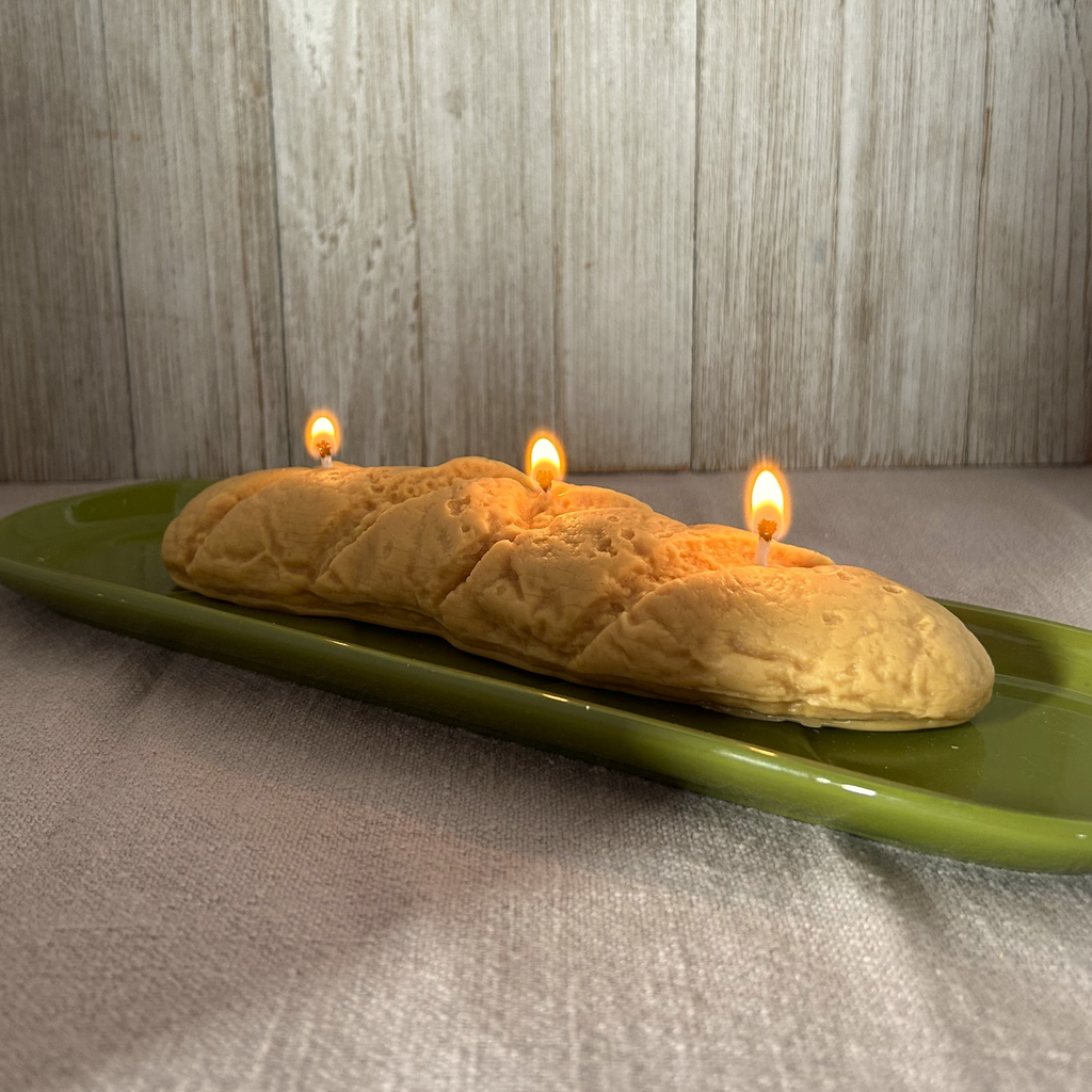 The Boulangerie Candle — Hand-Poured Soy Baguette