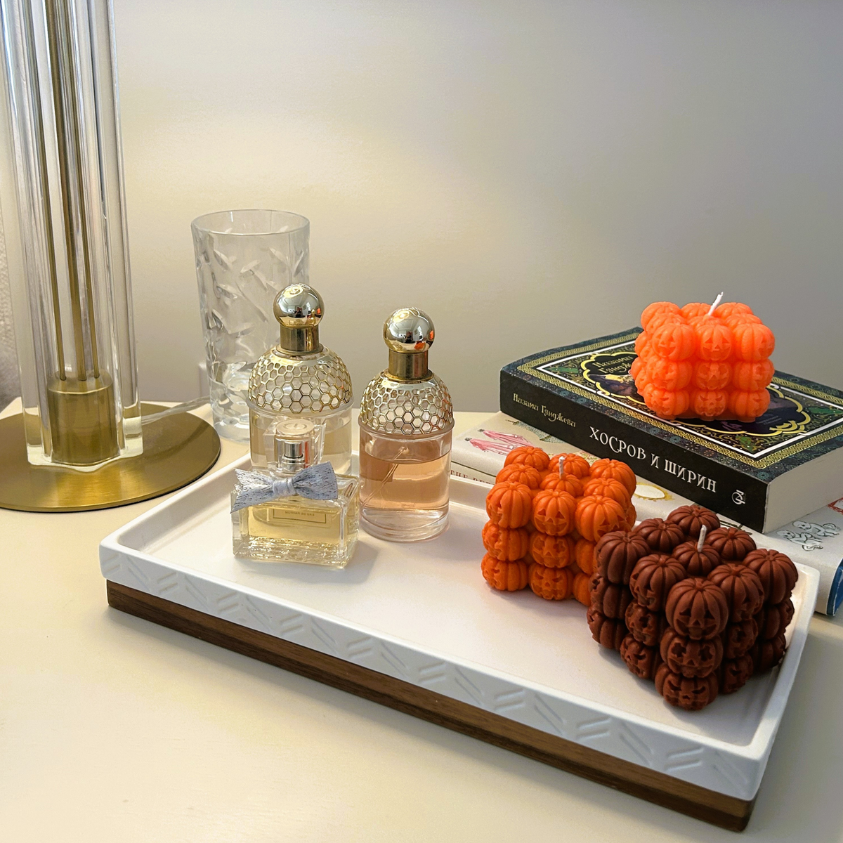 The Citrouille Candle — Hand-Poured Soy Jack-O'-Lantern Cluster