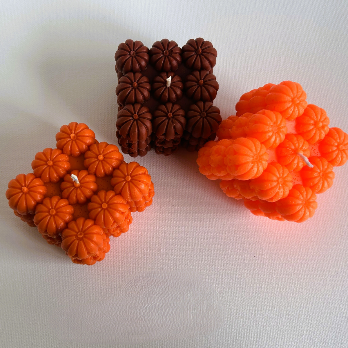 The Citrouille Candle — Hand-Poured Soy Jack-O'-Lantern Cluster