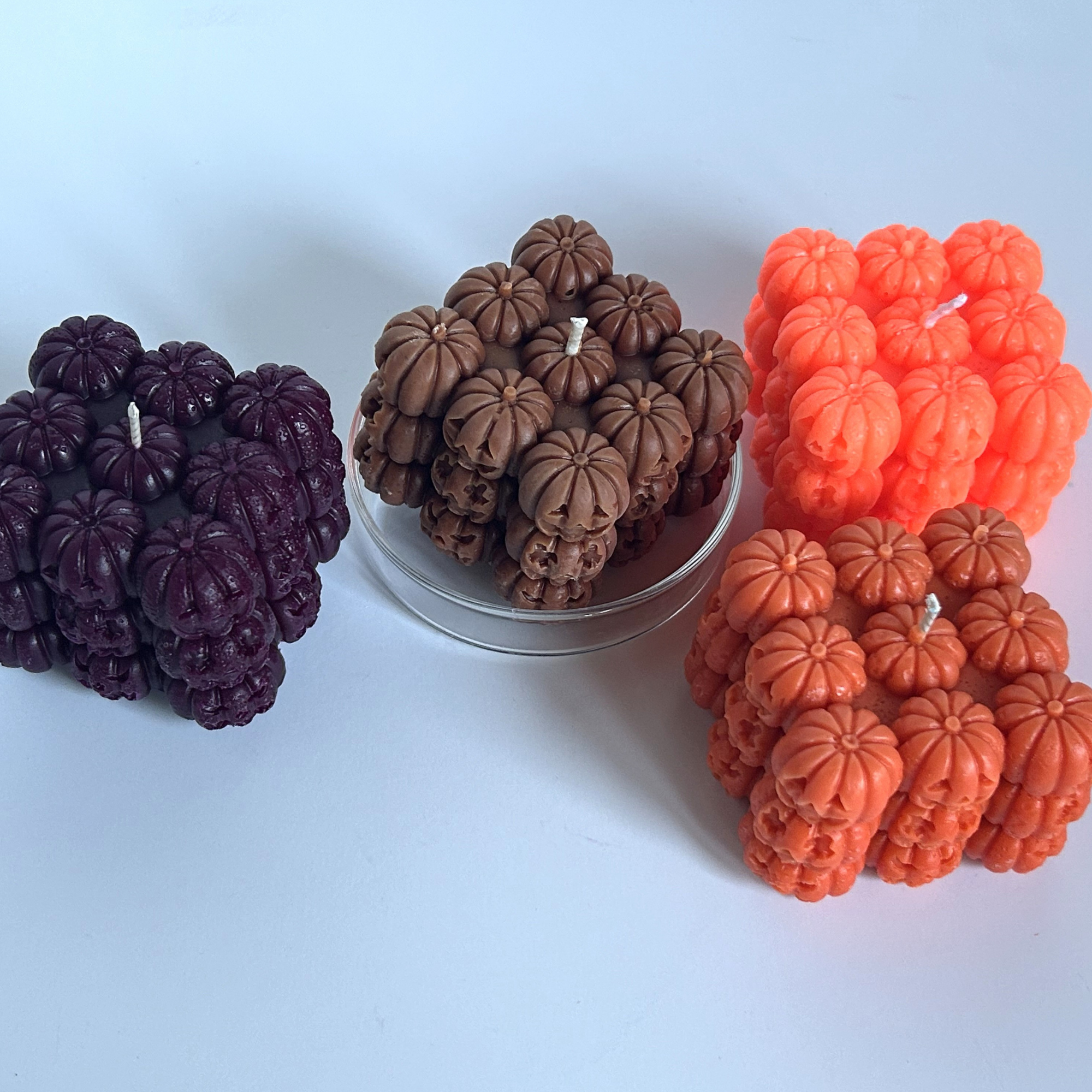 The Citrouille Candle — Hand-Poured Soy Jack-O'-Lantern Cluster