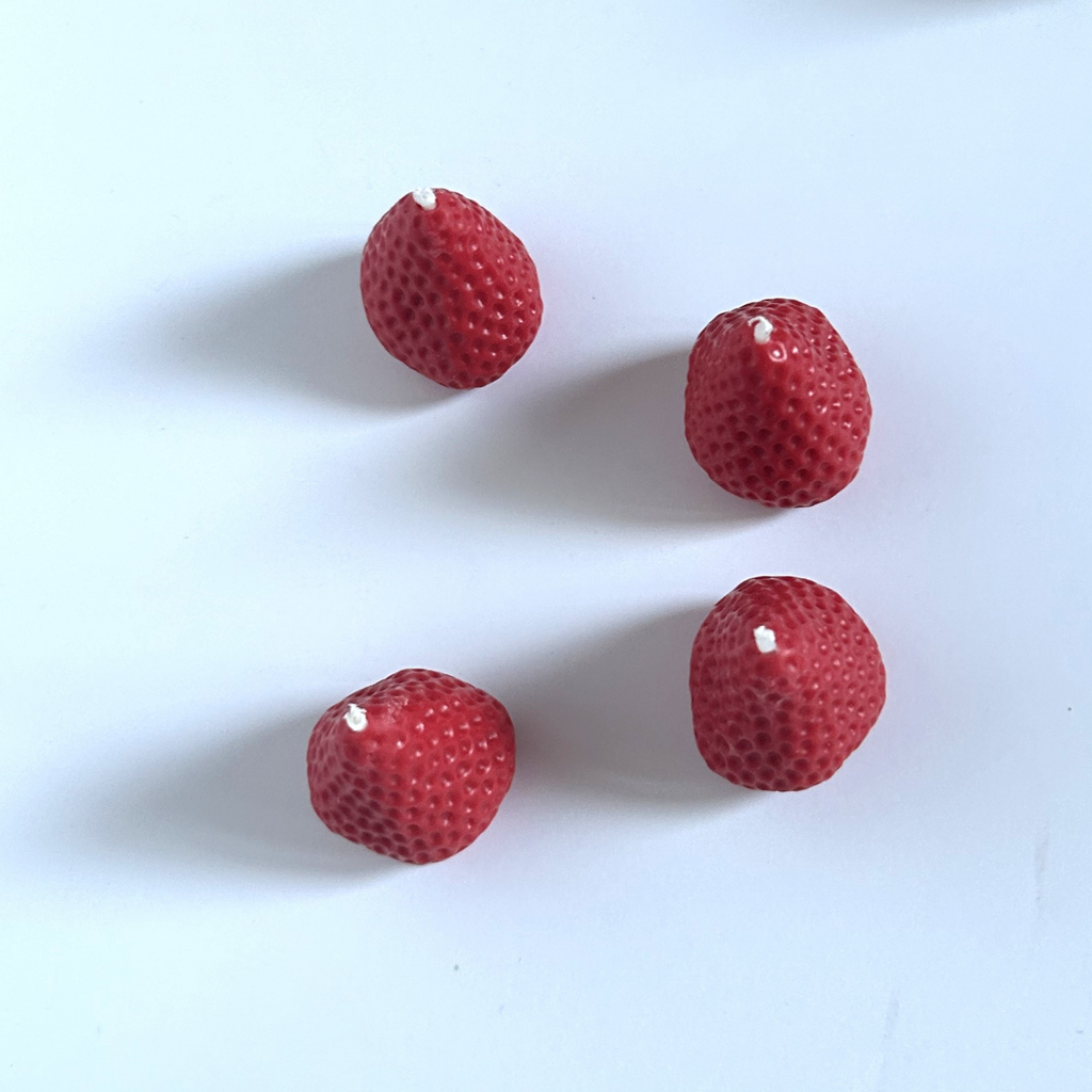 The Fraises Gourmandes Candle Set — Hand-Poured Soy Strawberries