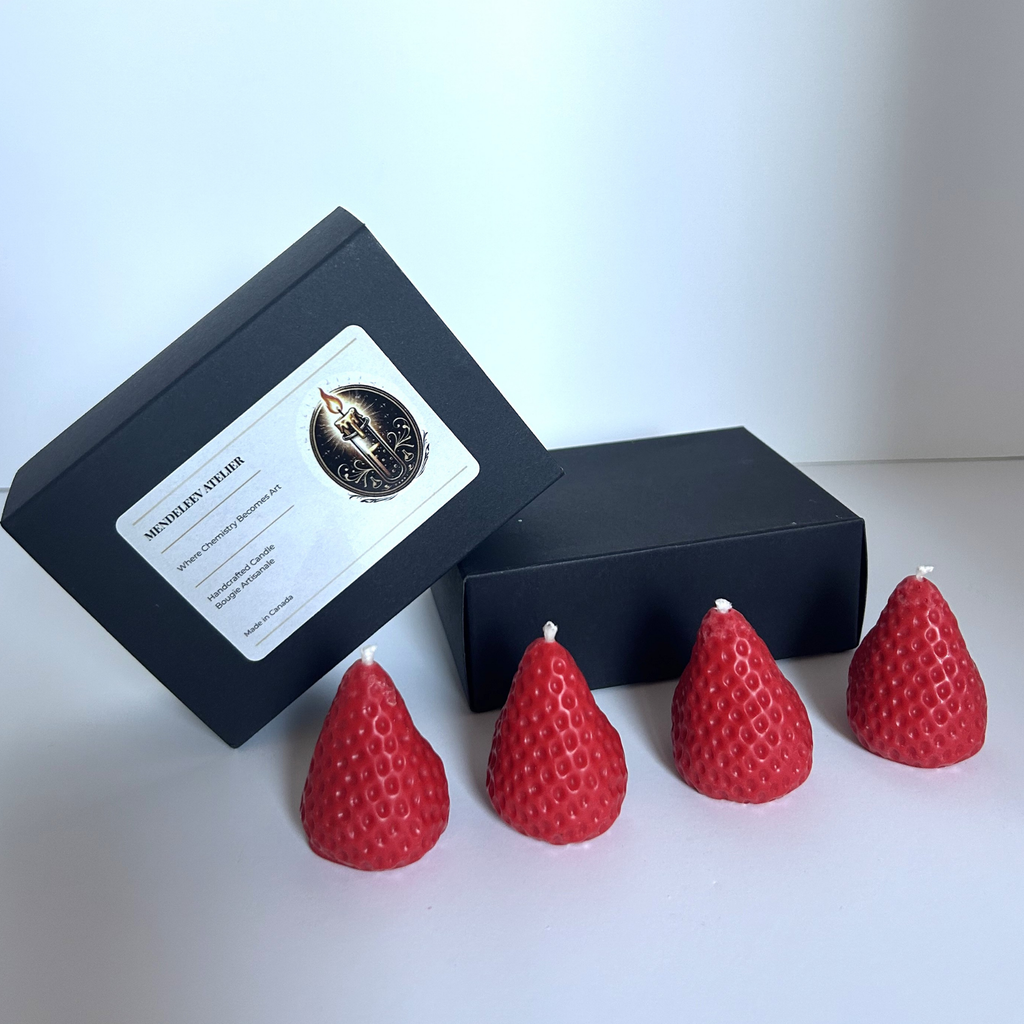 The Fraises Gourmandes Candle Set — Hand-Poured Soy Strawberries