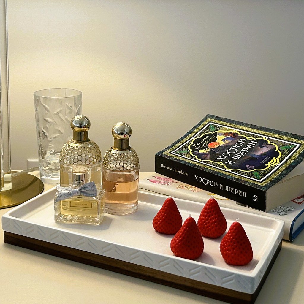 The Fraises Gourmandes Candle Set — Hand-Poured Soy Strawberries
