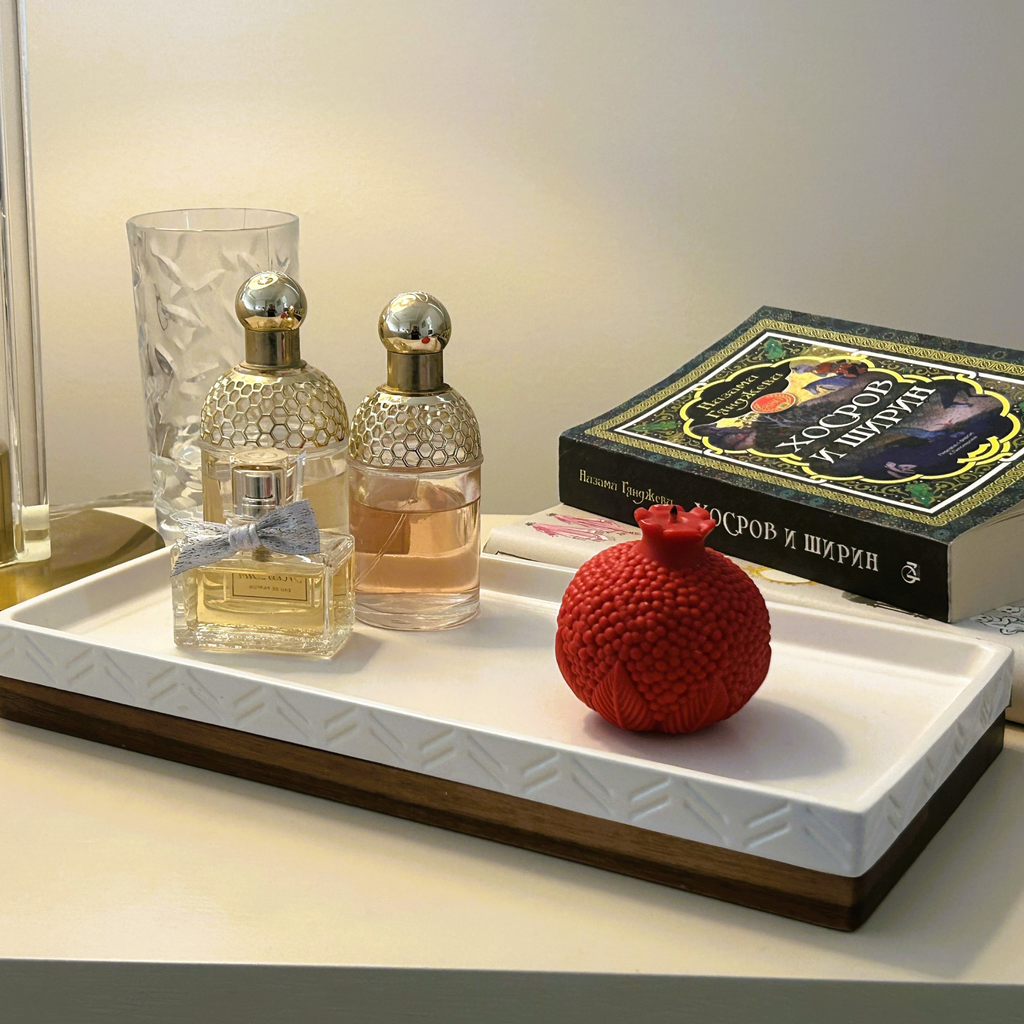 The Grenade Candle — Hand-Poured Soy Pomegranate