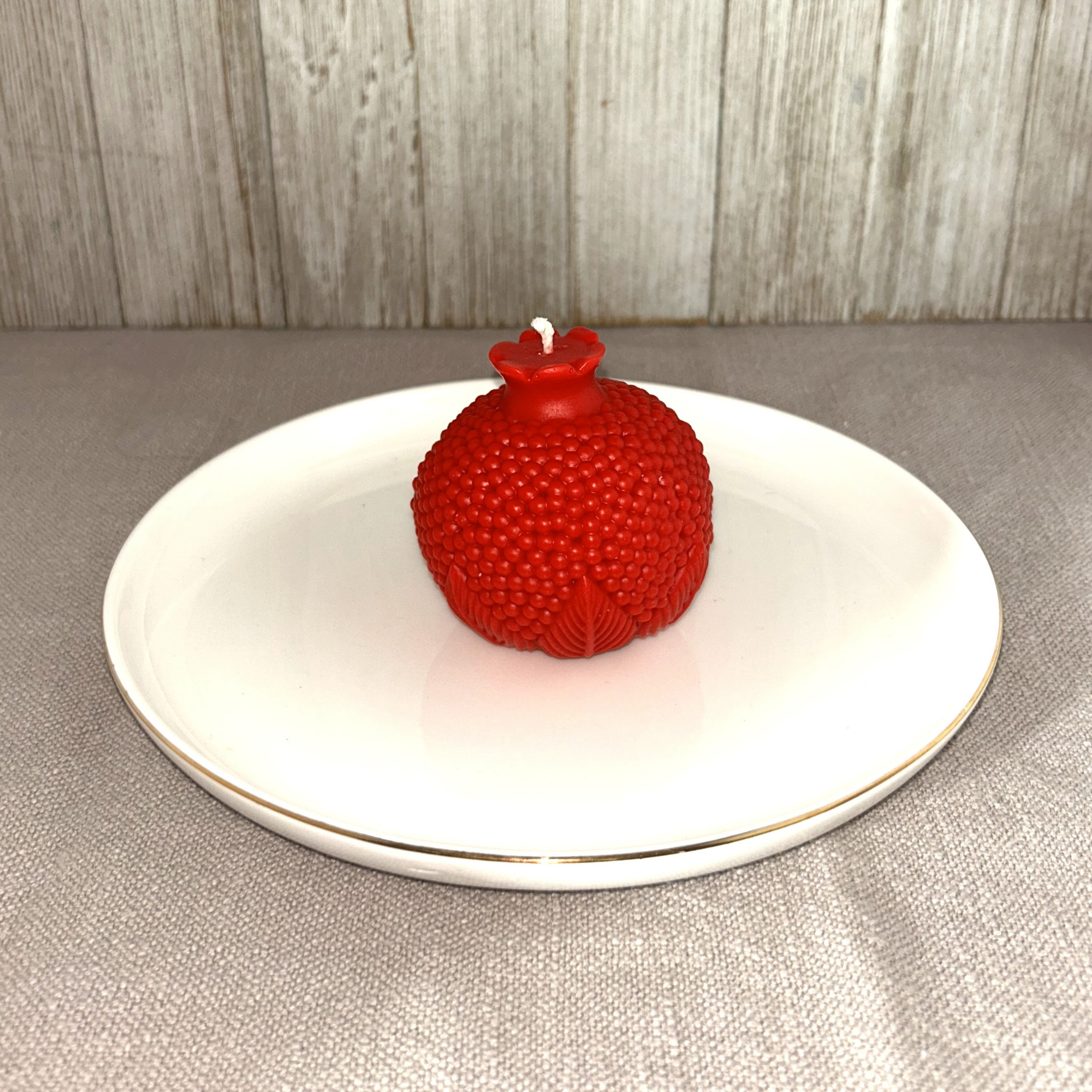 The Grenade Candle — Hand-Poured Soy Pomegranate